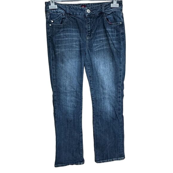 Sasson Jeans Women's Sz‎ 10 Bootcut Boogie Y2K Vintage Embroidered Ooh La La - Picture 1 of 12